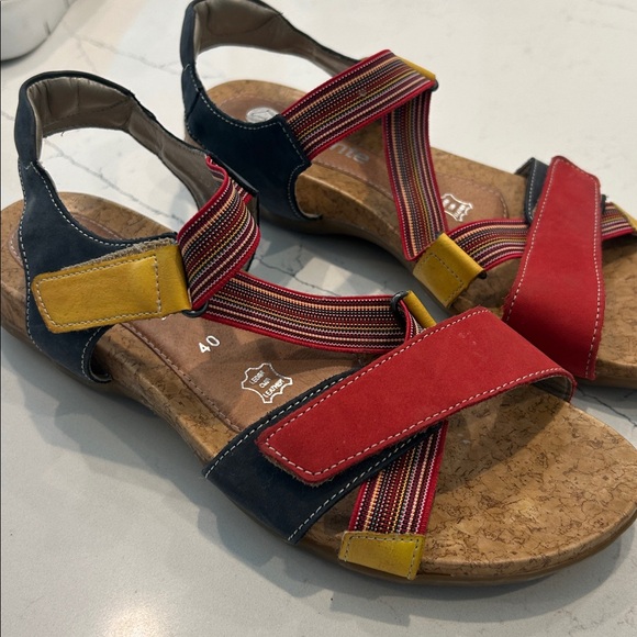 Remonte Juno 57 Multicolored Slingback Sandals Size 40 - Picture 2 of 7